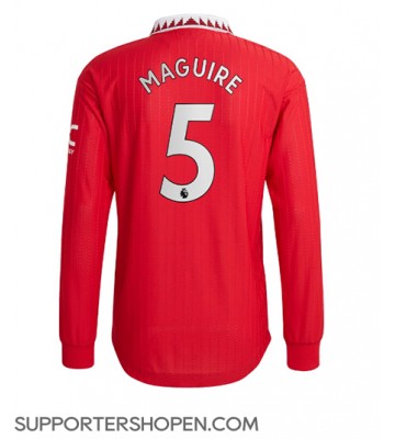 Manchester United Harry Maguire #5 Hemma Matchtröja 2022-23 Långärmad
